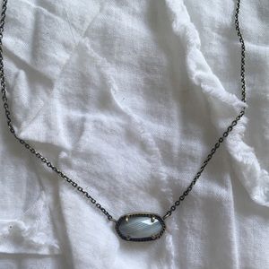 Kendra Scott Pastel Blue/White Elisa With Bag